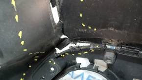 Rear bumper, bare, Ford Escape MK4 20-26, with parking sensors and no towbar. Structure, scratches, parking sensor ring peeled off, broken, missing fragment.