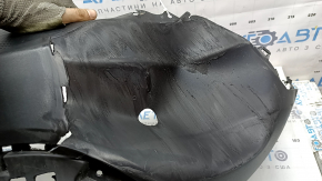Rear bumper, bare, Ford Escape MK4 20-26, with parking sensors and no towbar. Structure, scratches, parking sensor ring peeled off, broken, missing fragment.