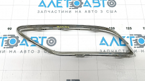 Left rear bumper grille frame for Audi Q5 80A 18-20 chrome, swollen chrome