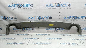 Ford Escape MK4 20-22 rear bumper lip, gray, without towbar, for 2 pipes