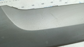 Ford Escape MK4 20-22 rear bumper lip, gray, without towbar, for 2 pipes