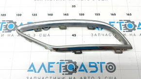 Right rear bumper grille trim for Audi Q5 80A 18-20 chrome