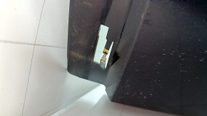 The lower part of the bare rear bumper of the Audi Q5 80A 18-20 black, the fasteners are broken