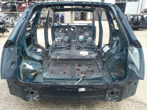Audi Q7 16-26 rear panel, 2 parts, blue, on the body