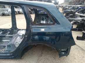 Quarter wing rear left Audi Q7 16-26 on the body, blue