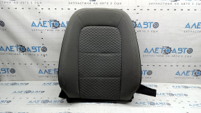 Rear seat backrest, 2nd row, right, Ford Escape MK4 20-22, without airbag, gray and black fabric, white stitching, mechanical, with frame and seat belt latch