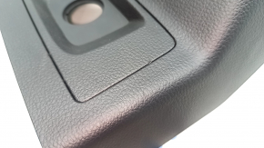 Audi Q5 80A 18-24 rear center console trim, black with lower trim, worn