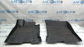 Set of black floor mats for the Ford Escape MK4 20-26 rubber