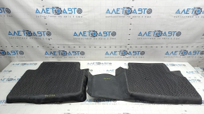 Set of black floor mats for the Ford Escape MK4 20-26 rubber
