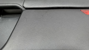Front right door panel for Ford Escape MK4 20-22, type 2, black, black leather armrest, gray molding, with chrome handle, scratches