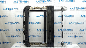 The hatch mechanism of the Toyota Highlander 14-19 frame is covered in soot, the plastic is melted.