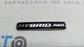 Emblem inscription Hybrid AWD tailgate Ford Escape MK4 20-