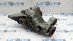 The rear differential gearbox of an Audi Q7 16-26 119k, rusty, torn silent block