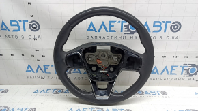 Ford Escape MK4 2022 steering wheel, black leather, heated, no buttons, no trim