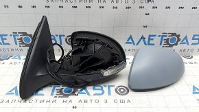Left side mirror assembly for VW Tiguan 09-17, turn signal, heating, backlight