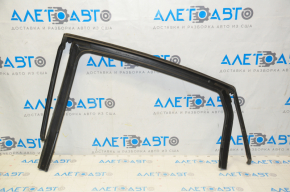 Glass seal with upper molding rear right Chrysler 200 15-17 chrome