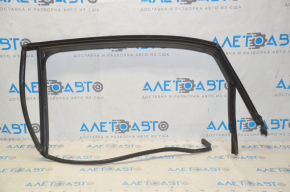 Upper rear right door molding for VW Passat b7 12-15 USA, chrome with glass seal