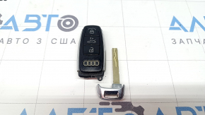 Smart key for Audi Q7 16-22, 4 buttons, type 2, scratches, nicks, worn