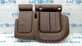 Rear seat cushion cover, 2nd row, left, Audi Q5 80A 18-20, brown leather, heated, scratches