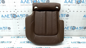 Rear seat cushion cover, 2nd row, right, Audi Q5 80A 18-20, brown leather, heated, for cleaning
