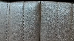 Rear seat cushion cover, 2nd row, right, Audi Q5 80A 18-20, brown leather, heated, for cleaning