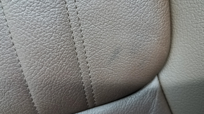 Rear seat cushion cover, 2nd row, right, Audi Q5 80A 18-20, brown leather, heated, for cleaning