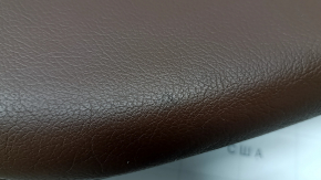 Rear seat cushion cover, 2nd row, right, Audi Q5 80A 18-20, brown leather, heated, for cleaning