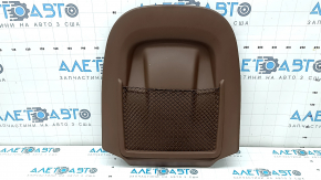 Rear passenger seat back cover for Audi Q5 80A 18-24, brown, with mesh, scratches, broken latch