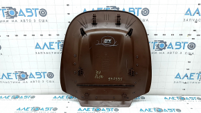 Rear passenger seat back cover for Audi Q5 80A 18-24, brown, with mesh, scratches, broken latch