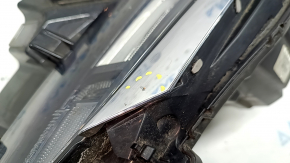 Toyota Sienna 21-26 LED front right headlight, LE, XLE, LED, central LED burned out, chrome bump