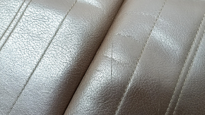 Driver's seat cushion upholstery for Audi Q5 80A 18-20, brown leather, Standard, heated, scratches, worn, dented
