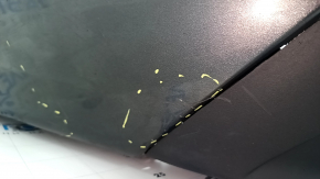 Rear bumper assembly for Ford Fusion mk5 19-20, graphite, with lip, with parking sensors, with reflectors, with wiring, with absorber, dented, scratches, crack, scuffed