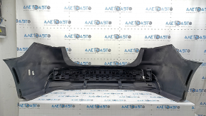 Rear bumper assembly for Ford Fusion mk5 19-20, graphite, with lip, with parking sensors, with reflectors, with wiring, with absorber, dented, scratches, crack, scuffed