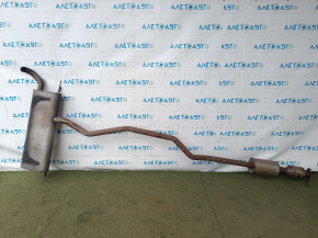 Single-pipe exhaust system for Ford Fusion mk5 13-20 2.0 hybrid, plug-in with catalytic converter