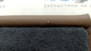 Backrest of the rear row of seats, 2nd row, right, Audi Q5 80A 18-20, brown leather, Standard, heated, mechanical, tear