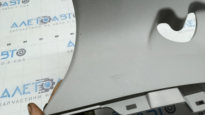 Left rear pillar trim behind the window, Toyota Sienna 21-26, gray, scratches