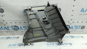 Left rear pillar trim in front of the window for Toyota Sienna 21-26, gray, 8-seater, dry-cleaned, bumps, plastic turned white