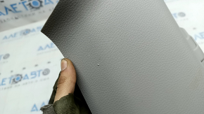 Left rear pillar trim in front of the window for Toyota Sienna 21-26, gray, 8-seater, dry-cleaned, bumps, plastic turned white