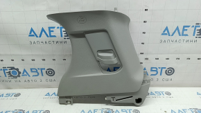 Right rear pillar trim panel in front of the window for Toyota Sienna 21-26, gray, 8-seater
