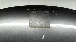 Naked hood for Toyota Sienna 21-26, aluminum, graphite 1H1, glued