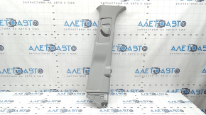 Right center pillar trim, upper belt, Toyota Sienna 21-26, gray, scratches