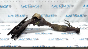 Rusty exhaust manifold with catalytic converter for Ford Fusion mk5 17-20 hybrid