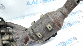 Rusty exhaust manifold with catalytic converter for Ford Fusion mk5 17-20 hybrid