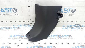 Front lower left pillar trim for Toyota Sienna 21-26, dark gray, dented