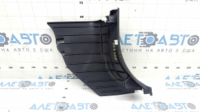 Front lower left pillar trim for Toyota Sienna 21-26, dark gray, dented