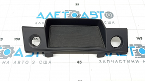 Front center console trim for start/stop button, Audi Q5 80A 18-24, black, without USB
