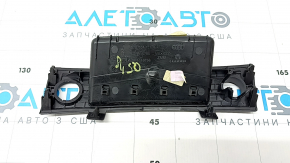 Front center console trim for start/stop button, Audi Q5 80A 18-24, black, without USB