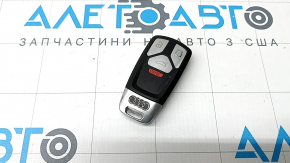 Audi Q5 80A 18-24 keyless entry key, 4 buttons, type 2, scratches, nicks