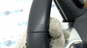 Audi Q5 80A 18-20 black leather steering wheel, heated, with paddle shifters and buttons, scratches