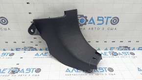 Lower right front pillar trim for Toyota Sienna 21-26, dark gray, worn, dented